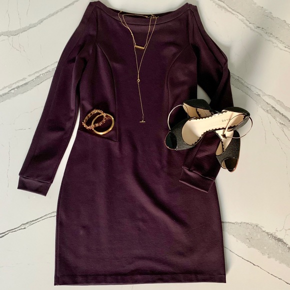 All Saints Emelle Cold Shoulder Dress 6 - Picture 4 of 8